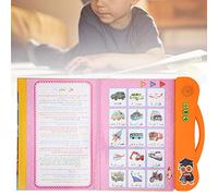 Zerodis Livre de Son électronique pour Les Enfants Apprentissage du Jouet pour Enfants, Langue Arabe Depuis Plus de 3 Ans, Orange / Vert (Orange)