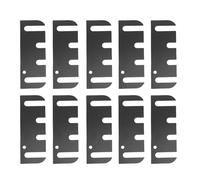 Zerodis Lot de 10 Entretoises de Charnière de Porte, Kit de Cales de Charnière avec Revêtement en Acier Inoxydable pour Trou de Porte, Plaque de Remplissage, Alignement du Cadre,