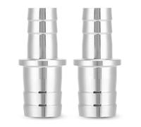Zerodis Lot de 2 Adaptateurs de Tuyau d'eau, Raccord D'aquarium, Joint de Tuyau d'eau de 12 Mm à 16 Mm, Raccords de en Acier Inoxydable, Adaptateurs de Plomberie, Connecteur de