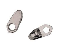 Zerodis Lot de 20 Crochets à Lacets en Alliage pour Chaussures d'extérieur, Rivets Galvanisés pour Chaussures d'extérieur, Raccords de en Métal Durable pour Randonnée, Camping, Escalade,