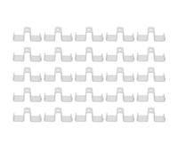 Zerodis Lot de 25 Colliers de Serrage pour Grille, Colliers de Serrage en Acier au Carbone galvanisé pour Vis, Taille de 2,5 Cm, Ouverture de Grille pour Systèmes de Drainage,