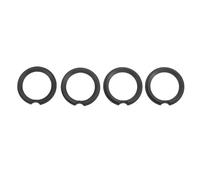 Zerodis Lot de 4 Joints de Rechange pour Cafetière, Joints de Broyeur Antistatiques pour éviter le Colmatage des Anneaux de Trémie à Grains, Kit de Joint de Trémie Silencieux pour