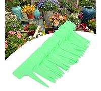 Zerodis Lot de 50 Marqueurs d'empotage Réutilisables pour Plantes de Jardin, Pépinière, étiquettes d'identification des Plantes en Pot, Tiges 'insertion, Piquet pour Marquer les Plateaux de (GREEN)
