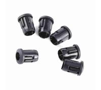 Zerodis Lot de 50 Supports de Lampe LED en Nylon Noir pour Installation de Circuits Imprimés, Montage Stable et Disposition Soignée, 3 Mm, 5 Mm, 8, 10, Noir (5 millimètres)