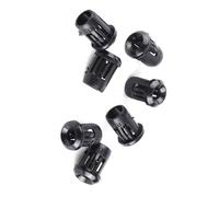 Zerodis Lot de 50 Supports de Lampe LED en Nylon Noir pour Installation de Circuits Imprimés, Montage Stable et Disposition Soignée, 3 Mm, 5 Mm, 8, 10, Noir (zm)