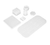 Zerodis Lot de 7 Moules en Résine époxy en Forme de Cerf, Moules en Résine de Cerf, en Silicone, Non Toxique, Flexible, Réutilisable, pour Bijoux Faits à la Main, Artisanat, Cadeaux