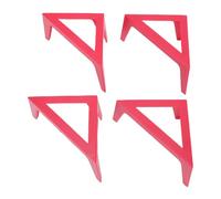 Zerodis Lot de 8 Supports de Toile en Plastique ABS avec Base Antidérapante pour Verser l'acrylique, Présentoirs de Table Portables pour Peintures Humides, Artistes, étudiants (rouge)