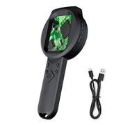 Zerodis Loupe Numérique Portative, Prise Confortable, écran HD IPS de 2,8 Pouces, 4 Boutons de Zoom, Microscope électronique Portable 1000X avec 3 Sources de Lumière