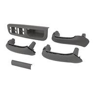 Zerodis Lunette de Commutateur d'intérieur Automobile en ABS, Comprend des Poignées de Porte Intérieures pour Mk4 1999 - 2004, Fenêtre Principale Gauche (GREY)