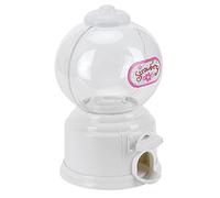 Zerodis Machine à Bonbons, Mini Distributeur de Bonbons et de Noix de Banque de Machine à Gommes de Dépôt d'argent pour Les Enfants(Blanc)