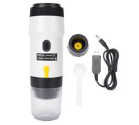 Zerodis Machine à Expresso Portable, Cafetière de Capsule de Voyage en Mini pour le Camping de Randonnée en Plein Air (WHITE)