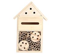 Zerodis Maison d'insectes Bénéfique, Belle Maison en Bois et Chambre Non en Bois, Encourager Les Abeilles à Vivre et à Nicher, Un Hôtel de Travail Exquis Maintient Les Habitats écologiques, Le