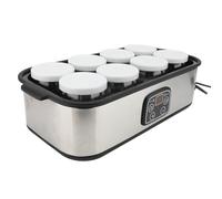 Zerodis Maker de Yogourt, 1,4L 8 Pots Individuels Contrôle de Temps de Température Réglable Contrôle Automatique de Yogourt électrique pour la Crème Glacée (Plug UE 220V)