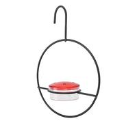 Zerodis Mangeoire à Colibris avec 4 Ports, Conception Suspendue Circulaire pour Mangeoire Extérieure pour la Faune du Jardin