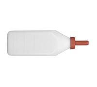 Zerodis Mangeoire à Lait en Caoutchouc et Plastique pour élevage de Jardin, capacité de 4l, pour Soins Pratiques des Veaux, Biberon