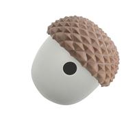 Zerodis Mangeoire Interactive pour Chien, Bol à Alimentation Lente en Silicone, Petit Jouet Alimentaire pour Animaux de Compagnie (Gris avec Gris Clair)