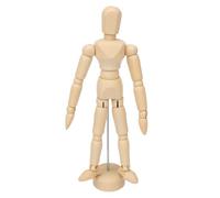 Zerodis Mannequin de Dessin 6,1 Pouces, Articulations Flexibles en Bois, | Modèle de Référence pour Poses D'artiste, Poses Debout, Assis et Accroupi, Outil D'aide aux Proportions, Ornement de
