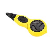 Zerodis Marqueur d'encre de 15m / 49ft, Chaîne de Rappel Automatique de Corde de Rappel de Craie Outil d'Instrument de Niveau pour Le Travail du Bois de Charpentier RT-M02