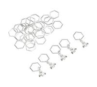 Zerodis Marqueurs de Point d'abeille pour Tricoter, Ensemble d'accessoires de Crochet Durables en Alliage de Zinc pour Projets de Fil