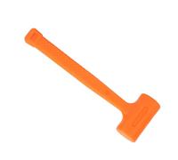 Zerodis Marteau à Coup Mort en Caoutchouc PVC, Tête en Acier avec Bille en Acier Intégrée, Face Souple Résistante aux Chocs et aux étincelles, 0,5 Kg, Rebond Réduit pour les Travaux d'installation
