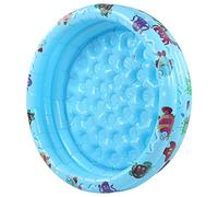 Zerodis Matériel Portatif de PVC de Piscine pour Enfants avec la Barrière Molle Polyvalente pour Le Divertissement d'été d'enfants dans la Cour ou la Plage Gonflable de bébé Nageant (90cm)