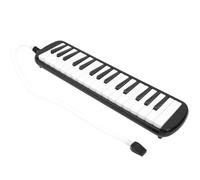 Zerodis Melodica, 32 Touches Melodica Instrument Air Piano Clavier Soprano avec un Embout Court et un Sac de Transport pour Débutants, Formation Musicale, Cadeau pour Adultes (BLACK)