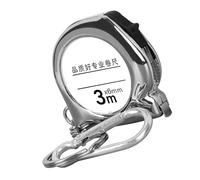 Zerodis Mètre à Ruban Porte-clés de 3 Mètres, Mousqueton D'outil de Mesure de Porte-clés Rétractable Compact et Délicat Précis pour la Mesure Linéaire