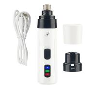 Zerodis Meutre à Ongles pour Animaux de Compagnie, USB Rechargeable Calme Pitre électrique Nail Clipper Chien Trimmer des Pattes Indolores Têtise de Lissage de Toilettage pour Petits