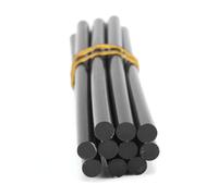 Zerodis Mini Bâtons de Colle Chaude pour l'artisanat, Adhésif Polyuréthane Thermofusible coloré, Haute Résistance pour les Projets de Bricolage et les Réparations Domestiques (BLACK)