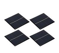Zerodis Mini Module de Panneau Solaire 0.8W 5V, 4 Pièces, Résine époxy étanche pour Projets de Bricolage, Jouets, Chargement de Batterie