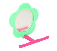 Zerodis Miroir ou Tir des Oiseaux Jouets Faciles à Installer de Beaux Jouets de Support de Miroir de Fleur pour la Pochette Lavebird, en Plastique D'oiseau