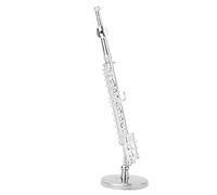 Zerodis Modèle d'ornements Exquis Fait à la Main, Instrument de Musique Artisanal, Aspect Réaliste avec Texture Lisse, Surface Brillante pour la Maison, le Bureau, la Décoration, Cadeau, Mini Flûte