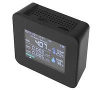 Zerodis Moniteur de qualité de l'air Intérieur, Moniteur de CO2 NDIR avec Capteur PM2,5 PM10, Testeur de qualité de l'air 9 en 1 en Temps Réel, Contrôle par Application, 2000 MAh pour Salle de
