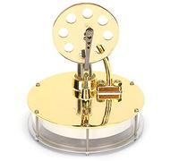 Zerodis Moteur de Fournitures Scolaires Moteur Stirling Cryogénique Mini Modèle de Stirling avec Construction en Alliage de Zinc pour l'apprentissage et Les Expériences en Physique Scientifique à