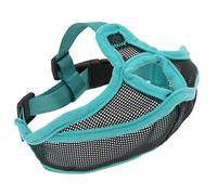 Zerodis Muselière pour Chien à Museau Court, Maille Respirante Réglable avec Bord Doux Confortable et Boucle Sécurisée, pour Bouledogues Français Carlins Boston Terriers Chihuahuas (L)