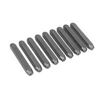Zerodis Numéro-Brief Brands - ENTRATION du MÉTAL Metal DE 5 Mm pour Les Timbres DE Bijoux en Cuir, la Famille et Les Amis, Matériau en Acier à Haut Carbone