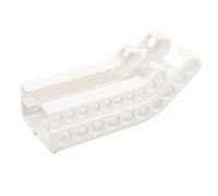 Zerodis Organisateur de Conteneur de Rack de Stockage de Batterie monté sur L'accès Mural Pratique à la Batterie AA et AAA pour Une Utilisation Domestique (White)
