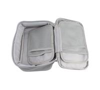Zerodis Organiseur de Documents Ignifuge, Sac à Documents avec Serrure, étui de Rangement Multicouche 24 X 15 X 8 Cm pour la Maison, le Bureau, les Voyages en Voiture, Porte-papier Portable
