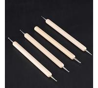 Zerodis Outil D'artisanat pour le Crayon Optique de la Boule en Céramique pour la Sculpture et la Réalisation, les Outils de Modélisation Sonore 4PCS pour les Projets