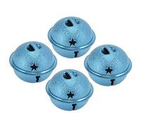 Zerodis Outil de Rivet Ornements Incassables en Fer pour Décorations d'Arbres avec Conception Suspendue Légère pour Noël Mariages Fêtes Décoration d'Intérieur 24 Pièces Cloches de Noël (LD40D11)
