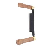 Zerodis Outil D'écorçage de Coupe-dessin, Manche en Bois en Acier au | Coupe-bois avec Gaine en Cuir, Poignée Ergonomique pour Raboter et Gratter, Lame en Acier au Carbone de qualité pour un