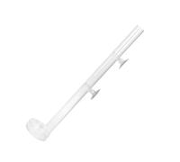 Zerodis Outils d'alimentation pour Poissons, Mangeoire Transparente en Acrylique pour Aquarium avec Plateau, Installation Facile pour Poissons Tropicaux et Crevettes, Tube d'alimentation pour