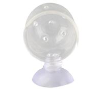 Zerodis Outils d'alimentation pour Poissons Tasse d'alimentation pour Poissons Récipient pour vers Vivants pour vers Rouges avec Forte Ventouse Réservoir 'Eau Douce et 'Eau Salée Mangeoire pour