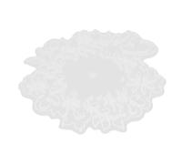 Zerodis Outils d'artisanat Moule en Résine Réutilisable Résistant aux Déchirures pour la Fabrication Artisanale avec Conception de Feuille de Fleur Intégrée et Chiffres Moule d'horloge en Silicone