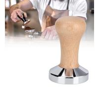 Zerodis Outils d'artisanat Presse à Expresso en Acier Inoxydable avec un Design Ergonomique Unique pour une Utilisation à Domicile et au Bureau et un Pilon à café avec Poignée en Bois Cadeau