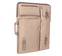 Zerodis Outils de Peinture Sac de Transport en Toile Sac à Dos Réglable pour Fournitures d'art Fourre-Tout de Grande capacité pour Les Voyages et Les étudiants Portefeuille d'artiste Facile (Kaki)