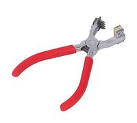 Zerodis Outils en Cuir Fort Pouvoir de Pénétration Perforateur de Coupe en Losange en Acier à Haute Teneur en Carbone Poinçon sans Effort à Travers 3 Couches de Cuir avec 2 Dents 4 Têtes de Rechange