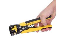 Zerodis Outils en Cuir Outil de Câble à Réglage Automatique en Acier allié au Chrome Vanadium Longueur de 8 Pouces Idéal pour les électriciens et les Projets de Bricolage Dénudeur Automatique de Fil