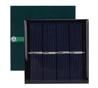 Zerodis Panneau Solaire en Polysilicium Panneau Solaire Monocristallin Cellule 4Pcs 0,45W 2V 58x58mm avec Revêtement en Résine pour Projets Solaires DIY Expériences Scientifiques Chargeant de Petites