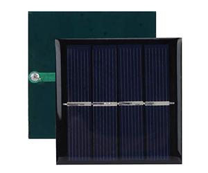 Zerodis Panneau Solaire en Polysilicium Panneau Solaire Monocristallin Cellule 4Pcs 0,45W 2V 58x58mm avec Revêtement en Résine pour Projets Solaires DIY Expériences Scientifiques Chargeant de Petites